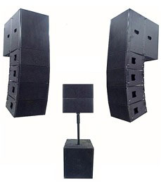 Line array speakers